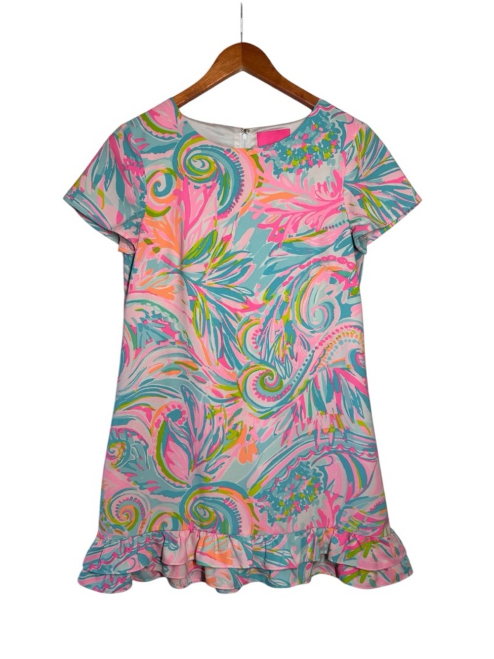 Lilly Pulitzer Masey Skort Romper Multi Dream Team Paisley Size 8